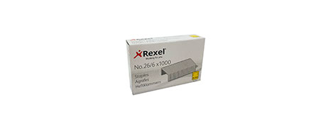 REXEL NO. 56 STAPLES 6MM LEG LENGTH FOR 20 SHEET CAPACITY