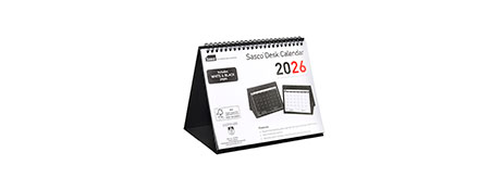 SASCO 2026 TRIFOLD DESK CALENDAR | STAY ORGANIZED