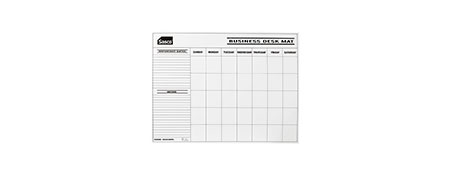 SASCO DESK PLANNER REFILL PACK - WHITE PAPER (12 SHEETS)