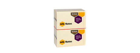 GENERIC/UNSPECIFIED MANUFACTURER BRIGHT YELLOW SELF-STICK REPOSITIONABLE NOTES FOR HOME & OFFICE