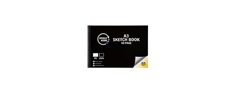 SPIRAX A3 SKETCH BOOK - 40 PAGES, PERFORATED, BLANK