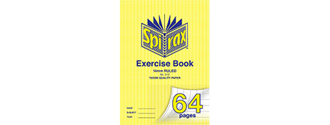 SPIRAX A4 64 PAGE EXERCISE BOOK - RELIABLE SCHOOL SUPPLIES