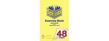 SPIRAX A4 EXERCISE BOOKS - PREMIUM 70GSM PAPER
