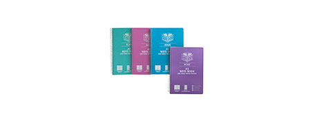 SPIRAX KODE METALLIC A5 NOTEBOOKS - 200 PAGES, RULED