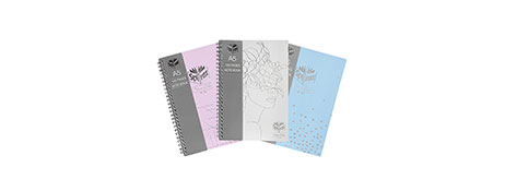 SPIRAX PLATINUM A5 NOTEBOOKS - 120 PAGES, 90GSM PAPER