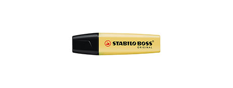 STABILO BOSS PASTEL HIGHLIGHTER - MILKY YELLOW | LOCAL GERALDTON STOCK