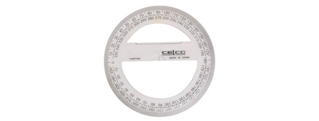 UNSPECIFIED MANUFACTURER DURABLE FULL CIRCLE PROTRACTOR FOR PRECISE ANGLE MEASUREMENT