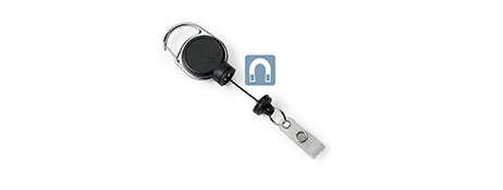 UNSPECIFIED MANUFACTURER HEAVY DUTY MAGNETIC BADGE REEL FOR KEYS & CARDS (UP TO 300G)