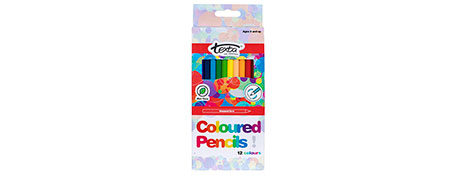 TEXTA ASSORTED COLOUR PENCILS - BREAK RESISTANT & SMOOTH FINISH