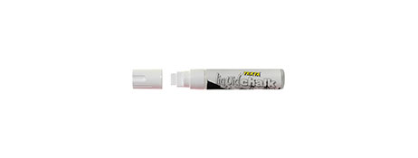 TEXTA LIQUID CHALK WET WIPE MARKER - WHITE FOR BLACKBOARDS