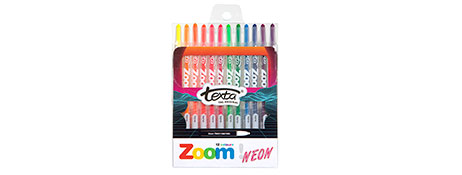 TEXTA MESS-FREE ZOOM TWIST CRAYONS FOR EASY COLOURING FUN