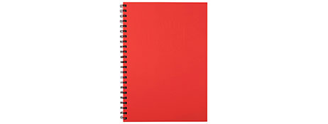SPIRAX DURABLE A4 HARD COVER NOTEBOOKS - 200 PAGES