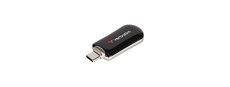 VERBATIM PLECTRA 64GB USB-C FLASH DRIVE FOR FAST TRANSFERS