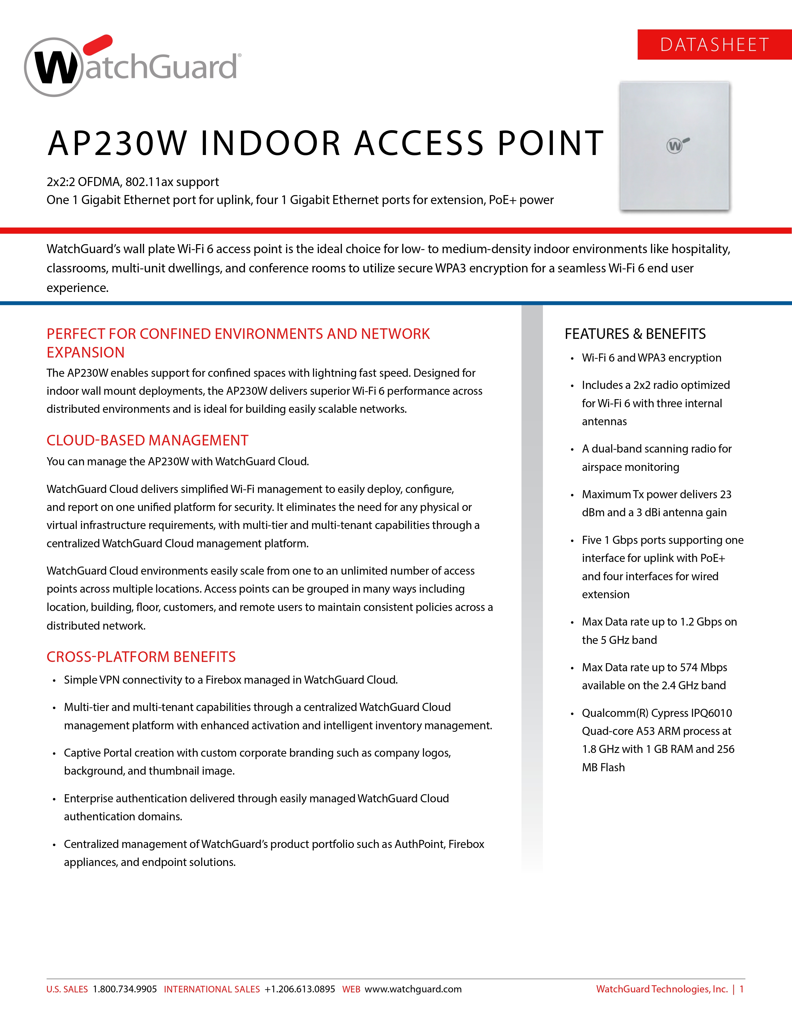 WATCHGUARD 3300 SERIES SECURITY APPLIANCE FOR GERALDTON BUSINESSES