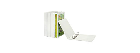 MARBIG DURABLE WHITE A4 INSERT BINDER - 300 PAGE CAPACITY
