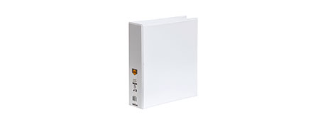 MARBIG DURABLE WHITE A4 INSERT BINDER - 400 PAGES