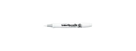 UNSPECIFIED MANUFACTURER WHITE BRUSH TIP PAINT MARKERS FOR GLASS, METAL & CRAFT